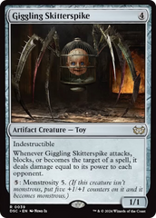 Giggling Skitterspike (Extended Art) [Duskmourn: House of Horror Commander] | Jack's On Queen