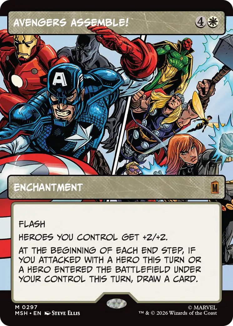 Avengers Assemble! (Borderless) (0297) [Marvel Super Heroes] | Jack's On Queen