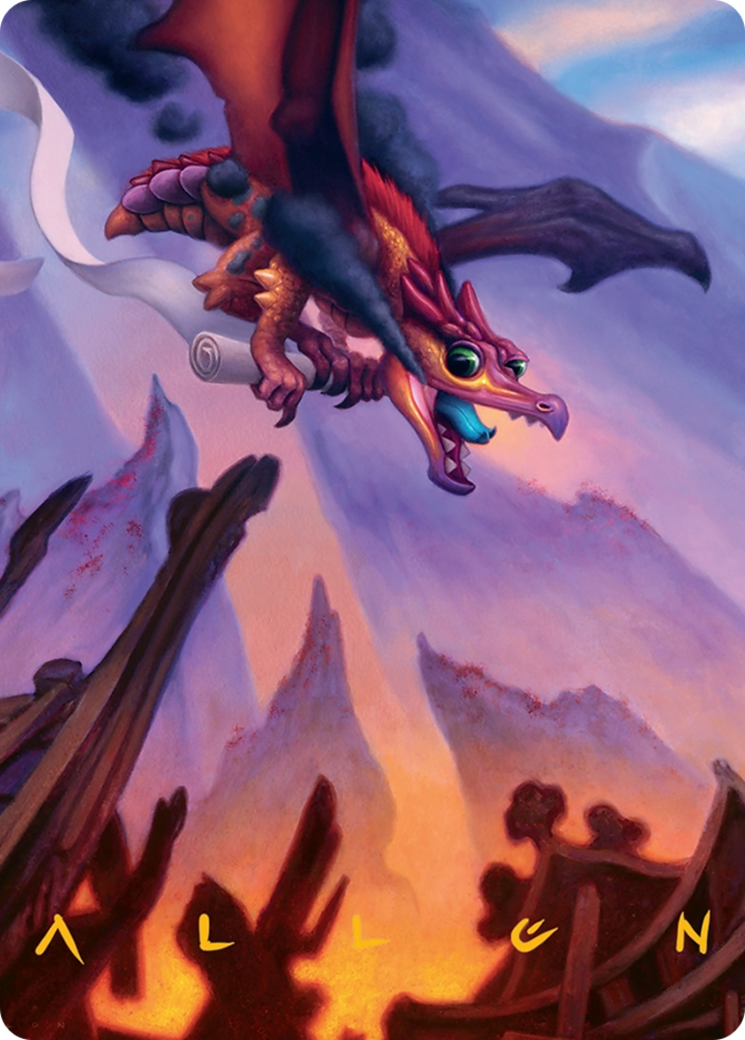 Scavenger Regent Art Card (45/54) [Tarkir: Dragonstorm Art Series] | Jack's On Queen