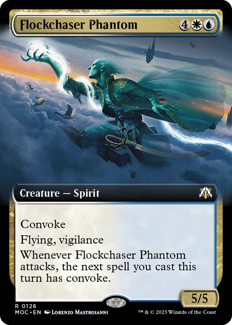 Flockchaser Phantom (Extended Art) [March of the Machine Commander] | Jack's On Queen