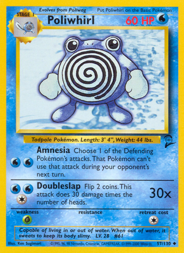 Poliwhirl (57/130) [Base Set 2] | Jack's On Queen