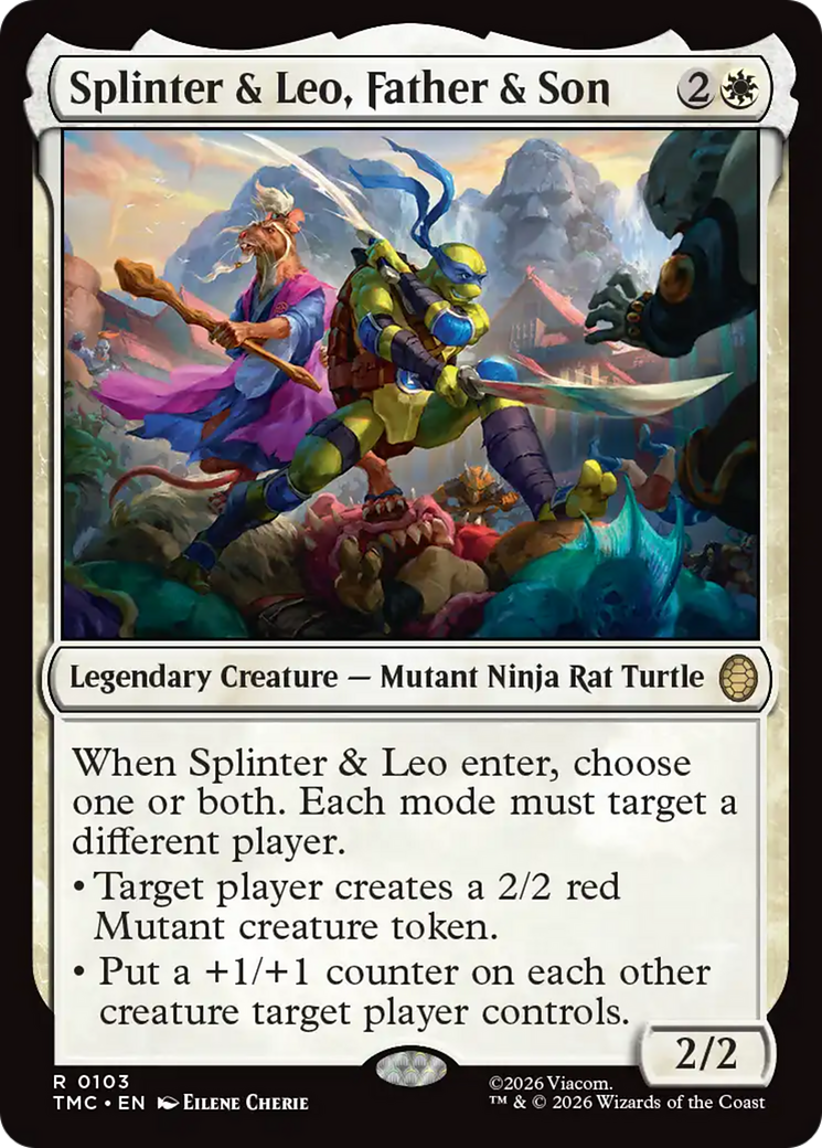 Splinter & Leo, Father & Son [Teenage Mutant Ninja Turtles Commander] | Jack's On Queen