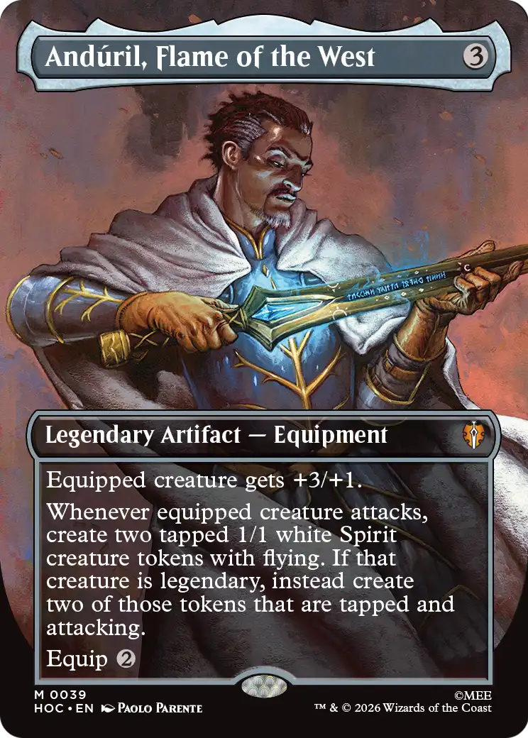 Anduril, Flame of the West (Borderless) [The Hobbit: Eternal-Legal] | Jack's On Queen
