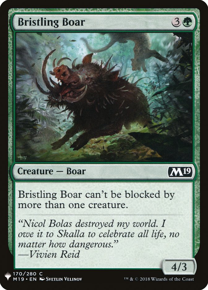 Bristling Boar [Mystery Booster] | Jack's On Queen