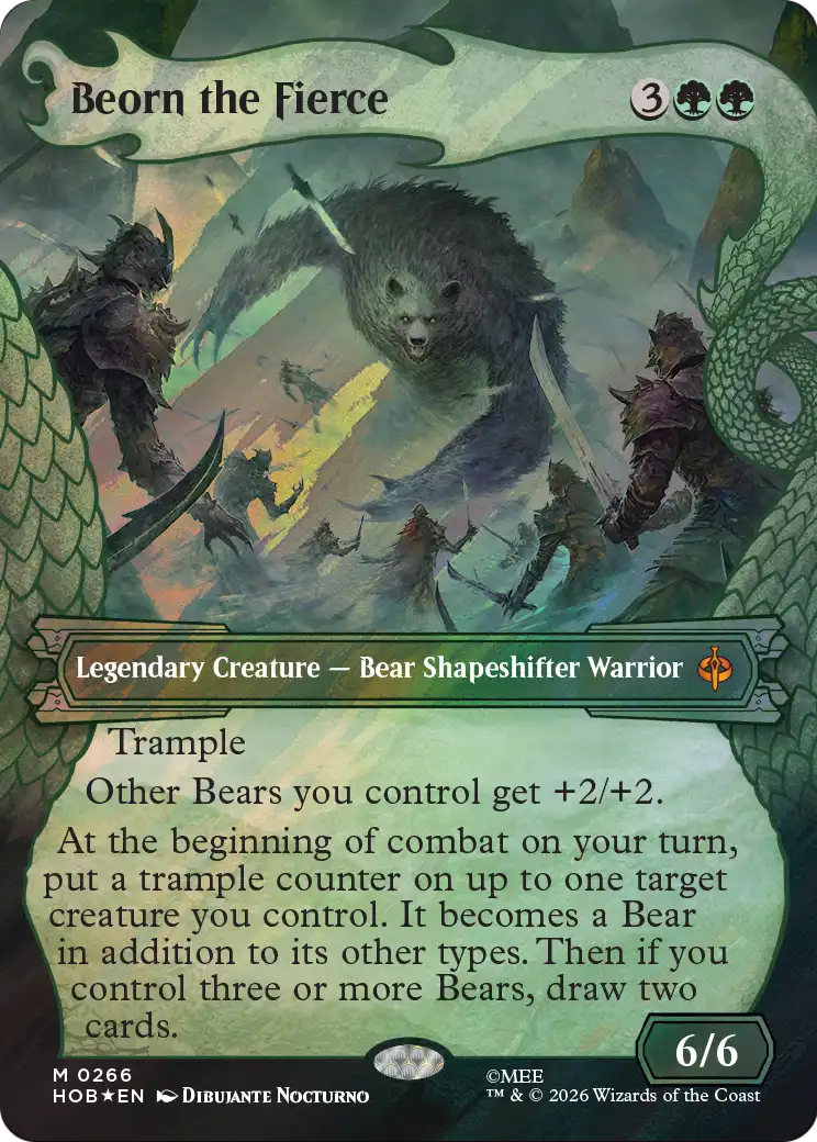Beorn the Fierce (Showcase) (Surge Foil) [The Hobbit] | Jack's On Queen
