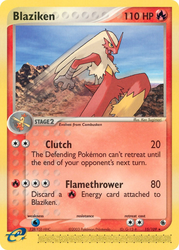 Blaziken (15/109) [EX: Ruby & Sapphire] | Jack's On Queen