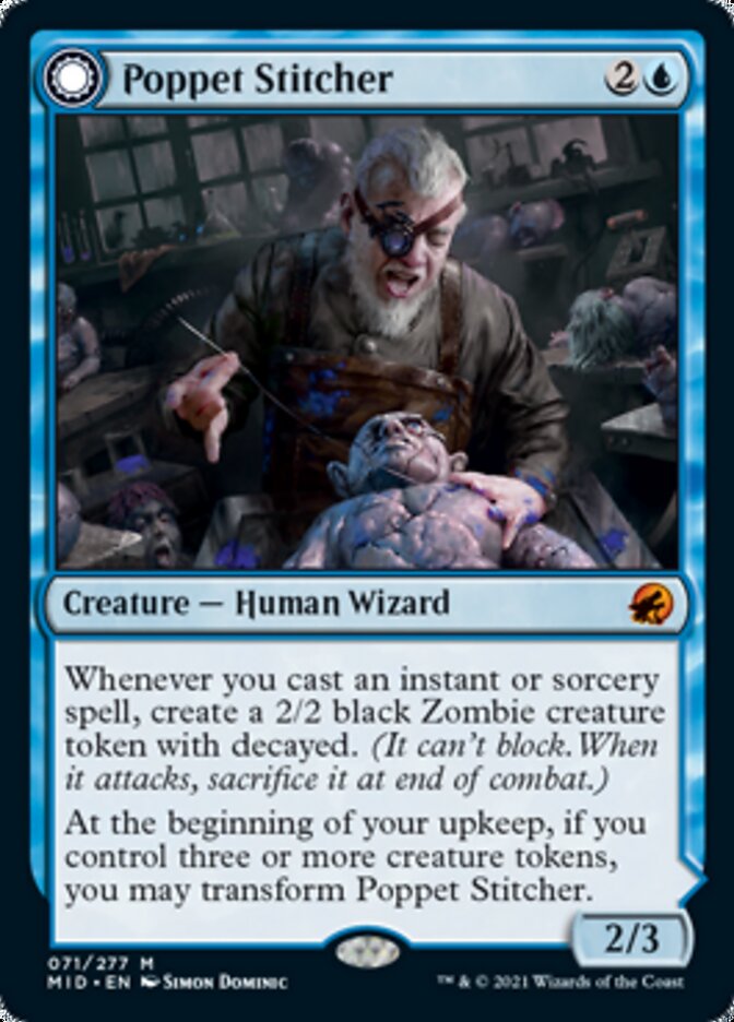Poppet Stitcher // Poppet Factory [Innistrad: Midnight Hunt] | Jack's On Queen