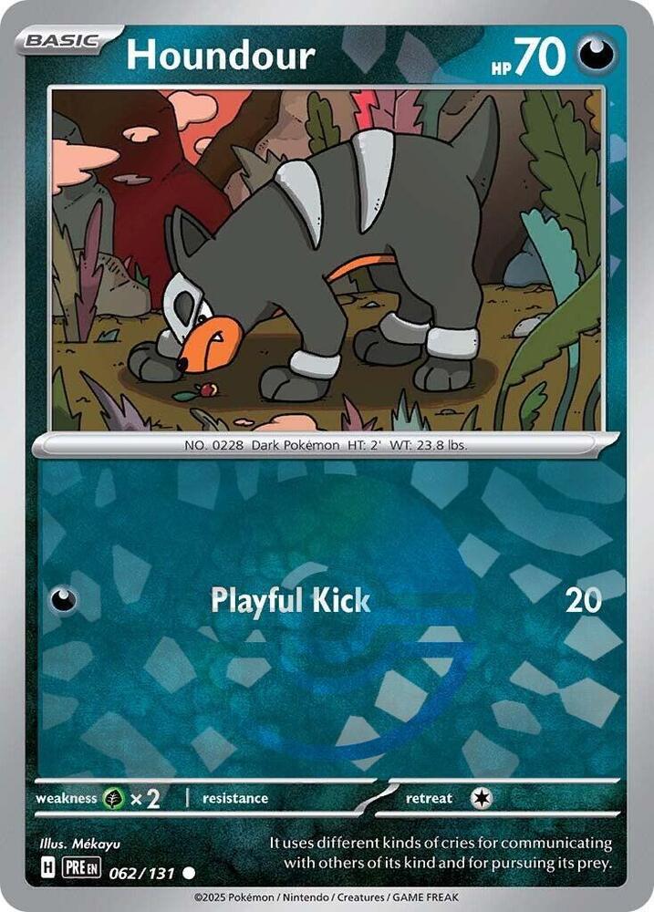 Houndour (062/131) (Poke Ball Pattern) [Scarlet & Violet: Prismatic Evolutions] | Jack's On Queen
