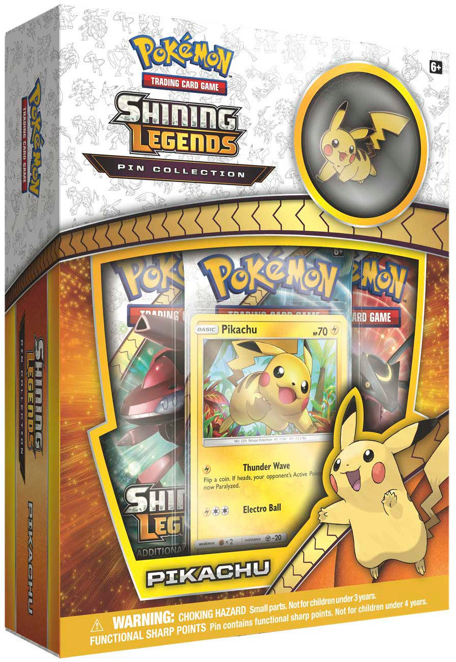Shining Legends - Pin Collection (Pikachu) | Jack's On Queen