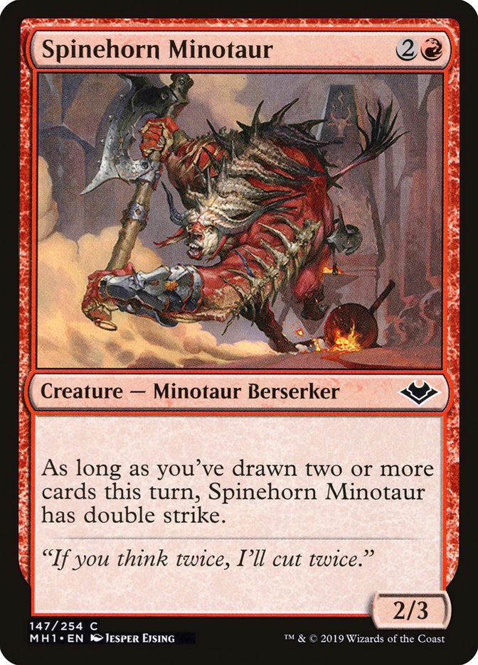 Spinehorn Minotaur [Modern Horizons] | Jack's On Queen