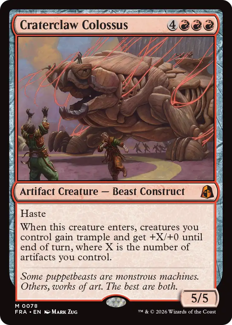 Craterclaw Colossus [Reality Fracture] | Jack's On Queen