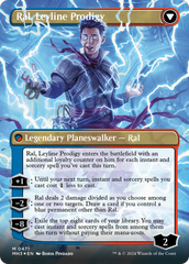 Ral, Monsoon Mage // Ral, Leyline Prodigy (Borderless) (Textured Foil) [Modern Horizons 3] | Jack's On Queen