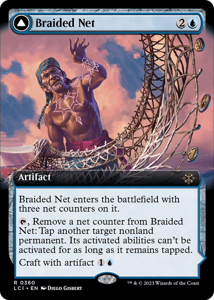 Braided Net // Braided Quipu (Extended Art) [The Lost Caverns of Ixalan] | Jack's On Queen