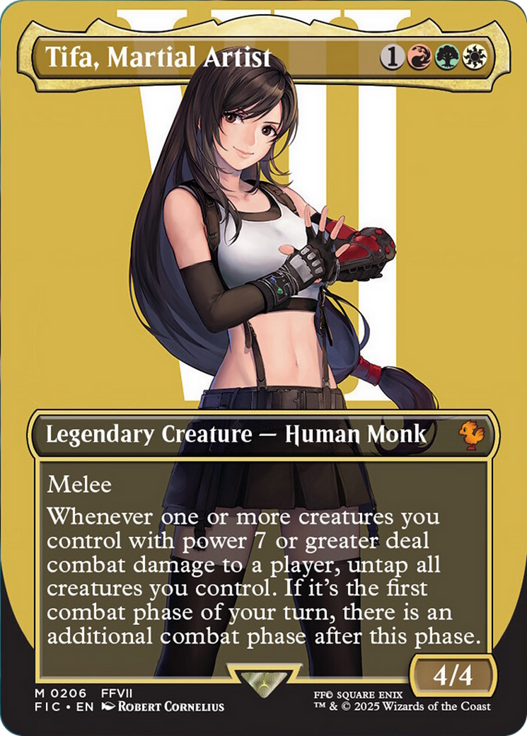 Tifa, Martial Artist (Borderless) [FINAL FANTASY Commander] | Jack's On Queen