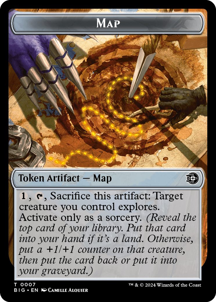 Map // Plot Double-Sided Token [Outlaws of Thunder Junction Tokens] | Jack's On Queen