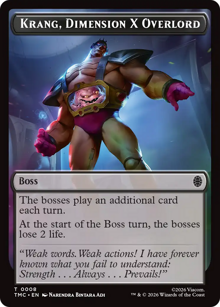 Krang, Dimension X Overlord [Teenage Mutant Ninja Turtles Commander Tokens] | Jack's On Queen