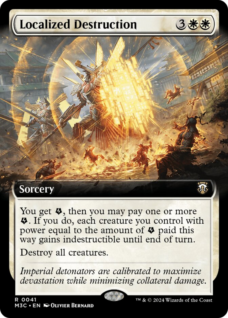 Localized Destruction (Extended Art) (Ripple Foil) [Modern Horizons 3 Commander] | Jack's On Queen