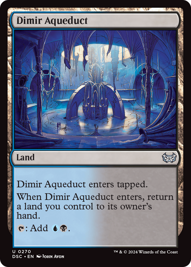 Dimir Aqueduct [Duskmourn: House of Horror Commander] | Jack's On Queen