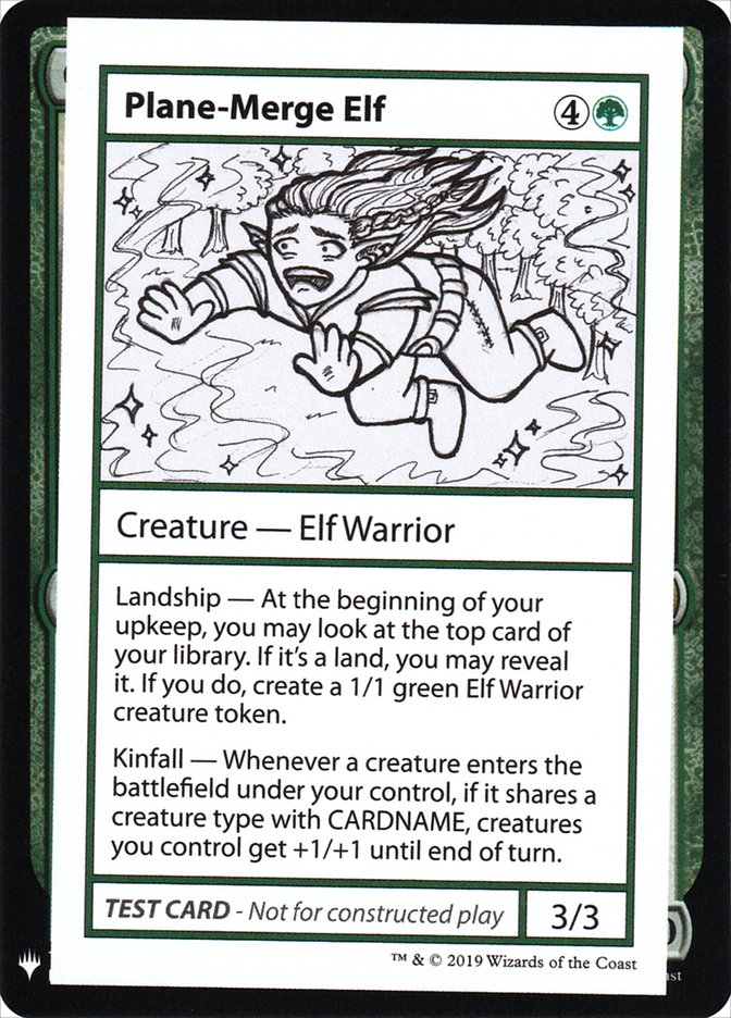Plane-Merge Elf [Mystery Booster Playtest Cards] | Jack's On Queen