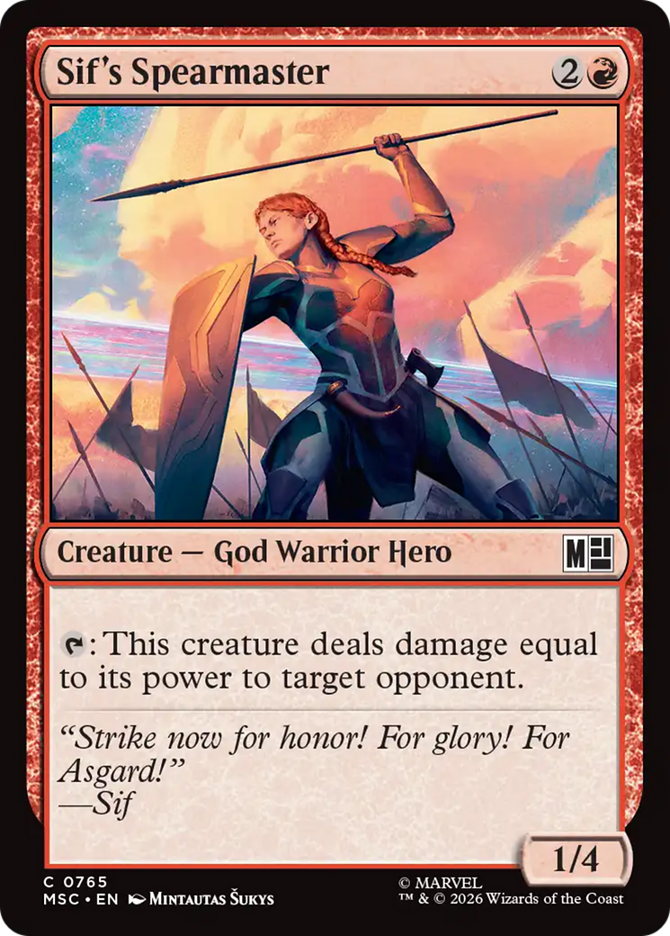 Sif's Spearmaster [Marvel Super Heroes Commander] | Jack's On Queen
