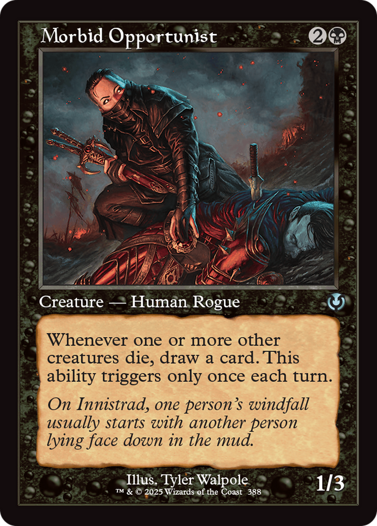 Morbid Opportunist (Retro Frame) [Innistrad Remastered] | Jack's On Queen