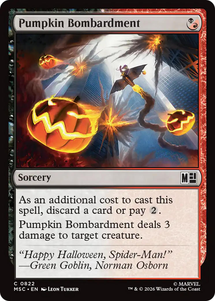 Pumpkin Bombardment [Marvel Super Heroes Commander] | Jack's On Queen