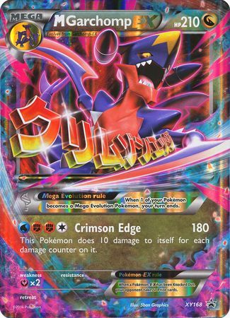 M Garchomp EX (XY168) (Jumbo Card) [XY: Black Star Promos] | Jack's On Queen