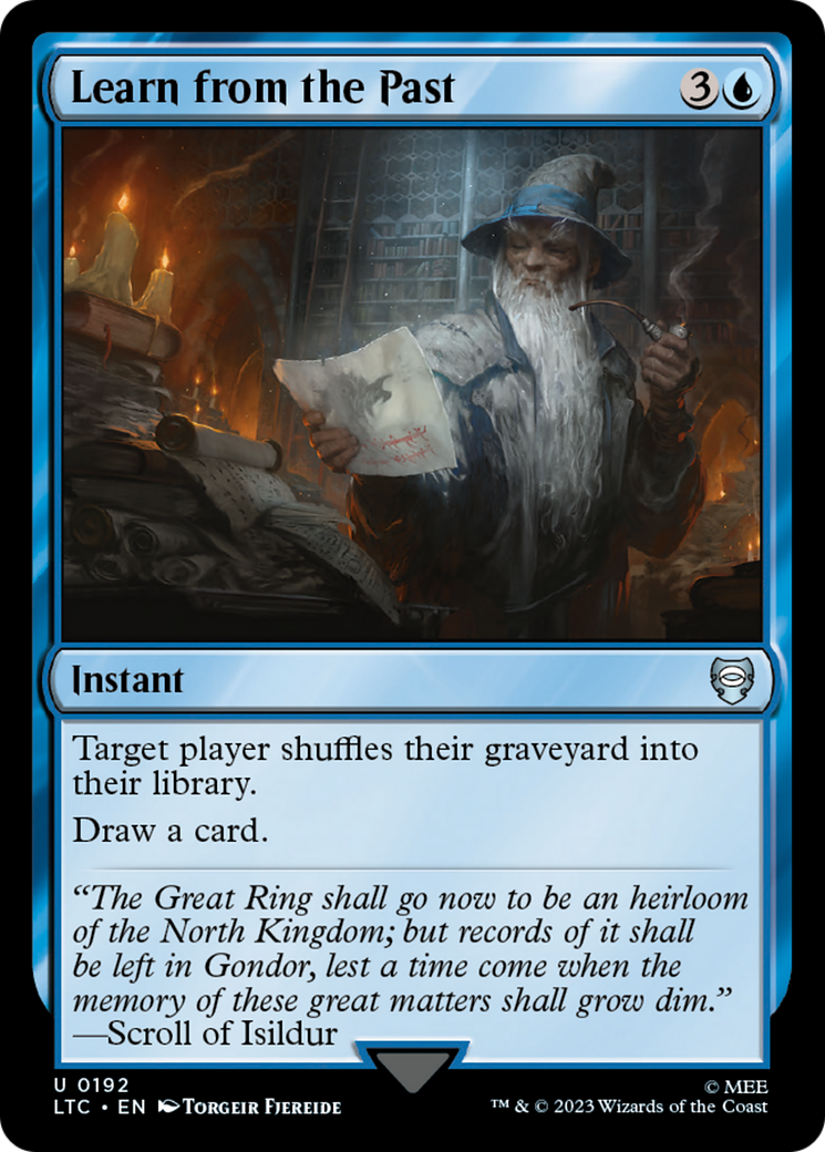 Learn from the Past [The Lord of the Rings: Tales of Middle-Earth Commander] | Jack's On Queen