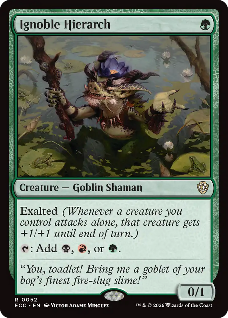 Ignoble Hierarch [Lorwyn Eclipsed Commander] | Jack's On Queen
