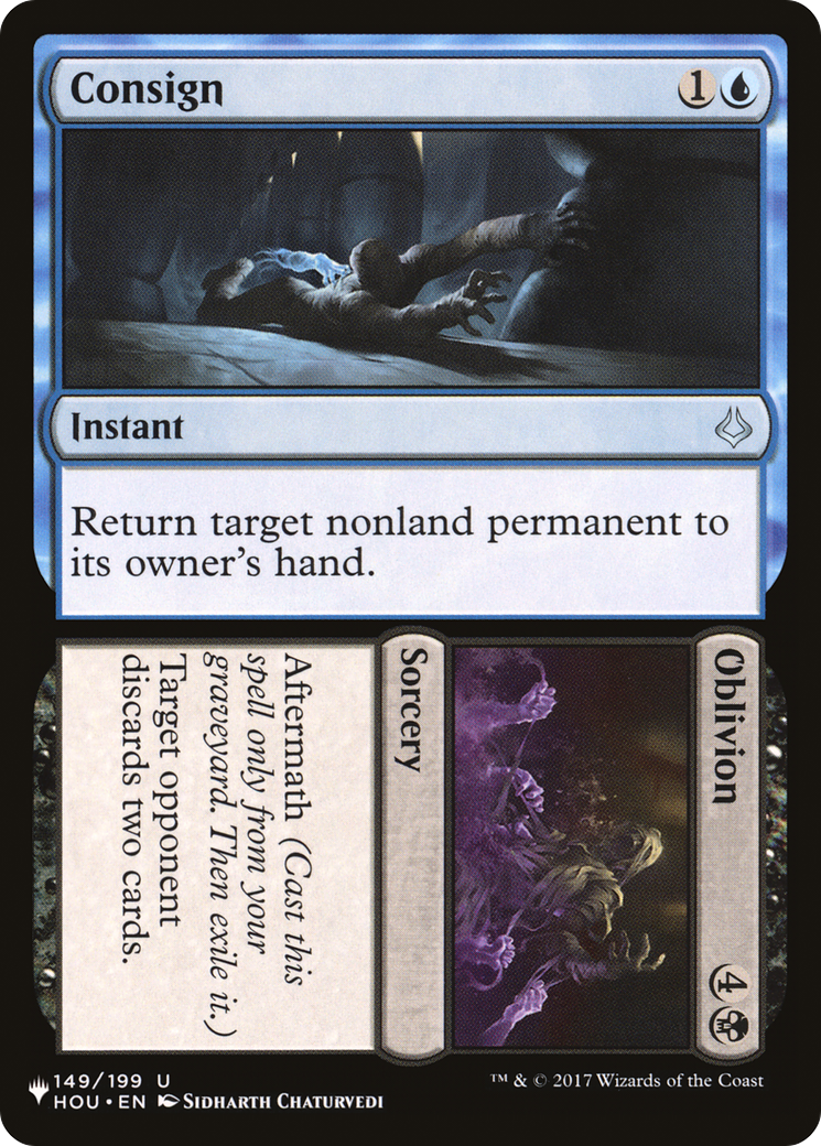 Consign // Oblivion [The List] | Jack's On Queen