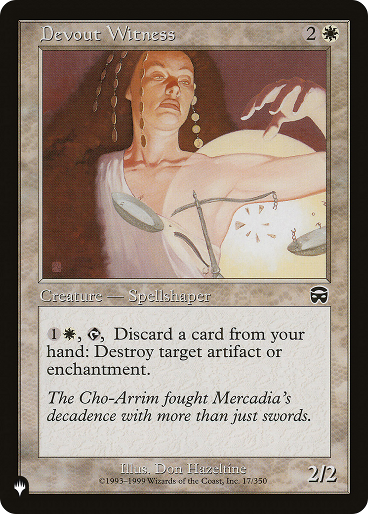 Devout Witness [The List Reprints] | Jack's On Queen