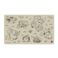 Playmat - Pikachu (Scroll Painting Style) | Jack's On Queen