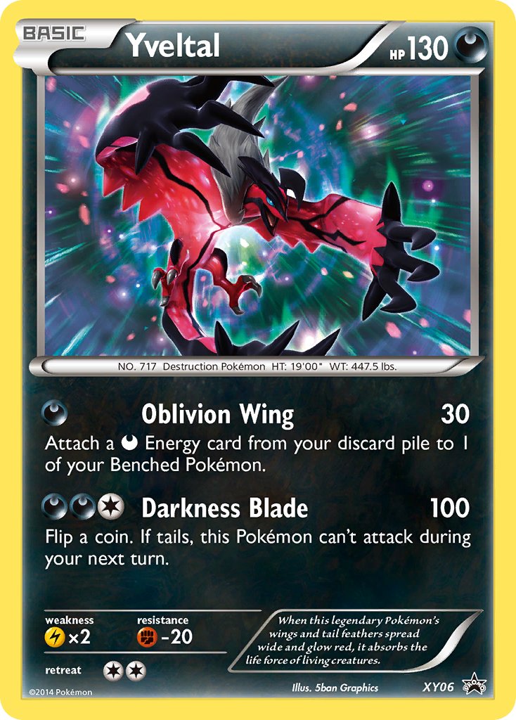 Yveltal (XY06) [XY: Black Star Promos] | Jack's On Queen