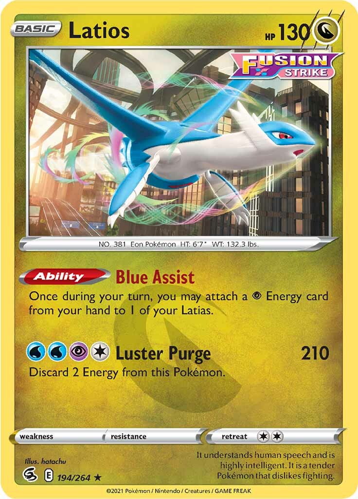 Latios (194/264) [Sword & Shield: Fusion Strike] | Jack's On Queen