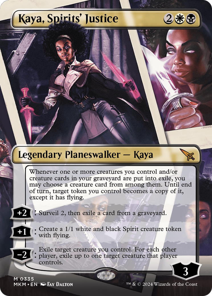 Kaya, Spirits' Justice (Borderless) [Murders at Karlov Manor] | Jack's On Queen