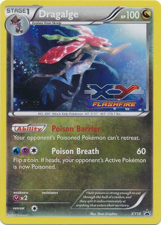 Dragalge (XY10) (Staff) [XY: Black Star Promos] | Jack's On Queen