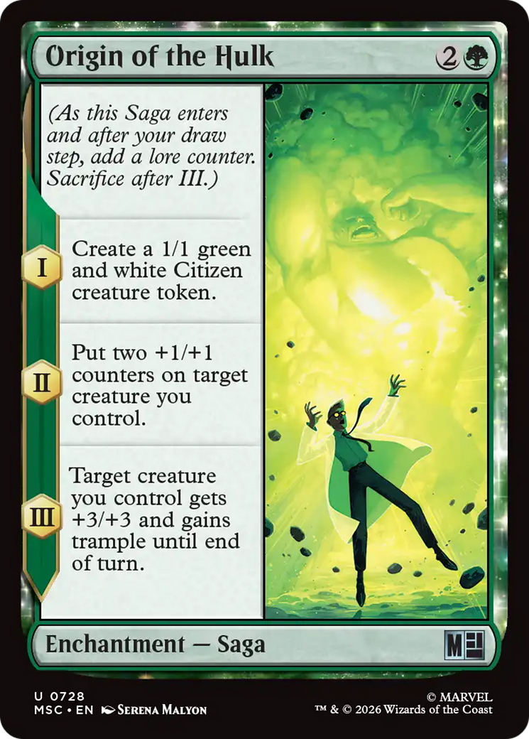 Origin of the Hulk [Marvel Super Heroes Commander] | Jack's On Queen