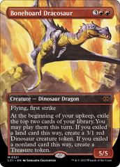 Bonehoard Dracosaur (Borderless) [The Lost Caverns of Ixalan] | Jack's On Queen