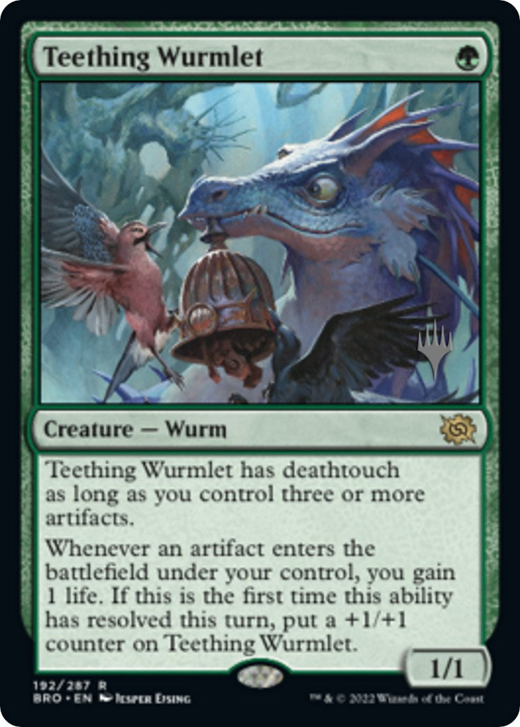 Teething Wurmlet (Promo Pack) [The Brothers' War Promos] | Jack's On Queen