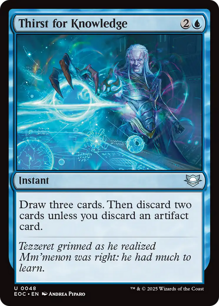 Thirst for Knowledge [Edge of Eternities Commander] | Jack's On Queen