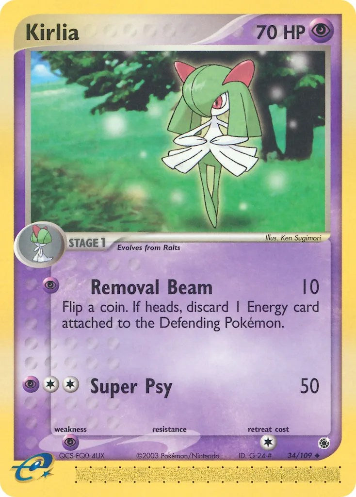 Kirlia (34/109) [EX: Ruby & Sapphire] | Jack's On Queen