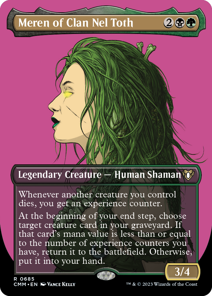 Meren of Clan Nel Toth (Borderless Profile) [Commander Masters] | Jack's On Queen