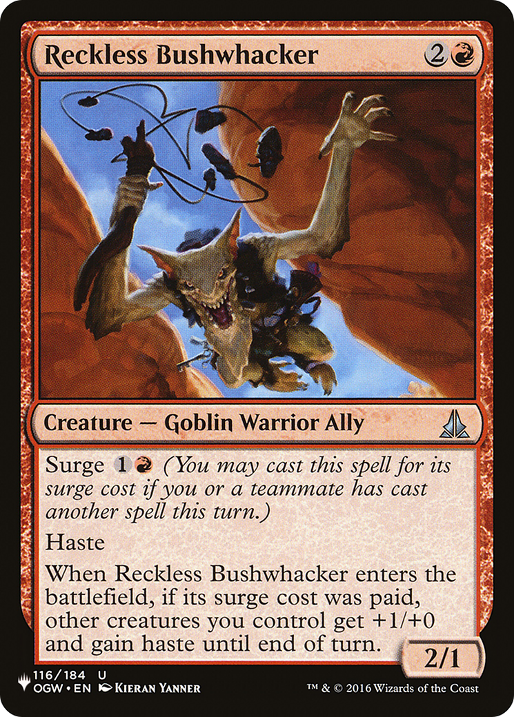 Reckless Bushwhacker [The List] | Jack's On Queen
