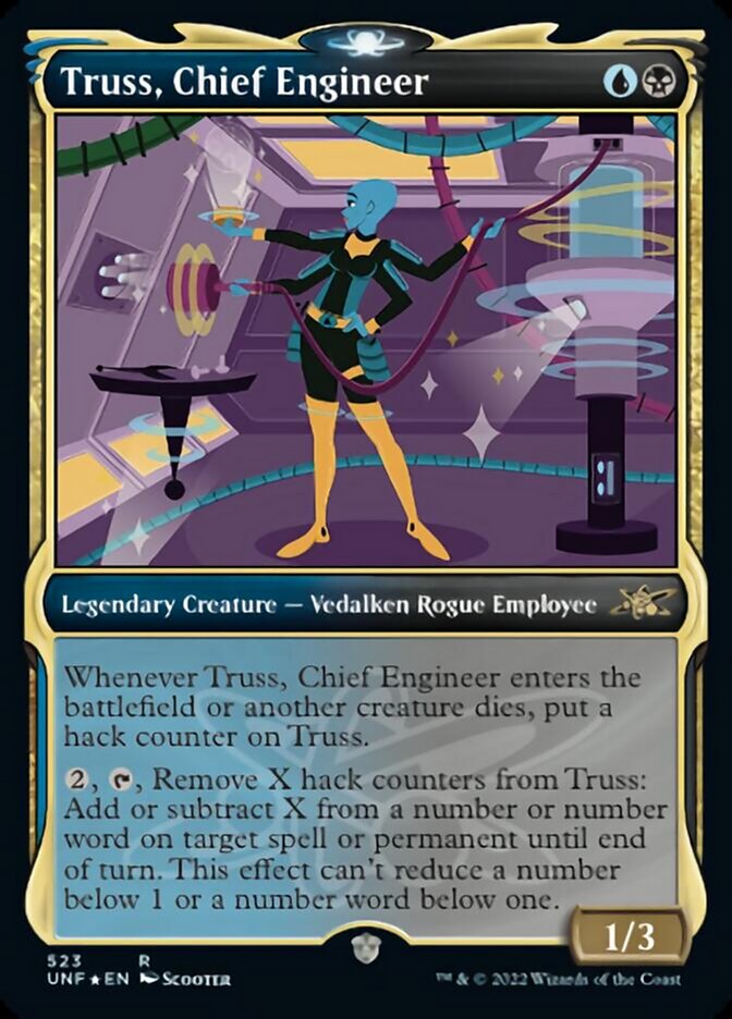 Truss, Chief Engineer (Showcase) (Galaxy Foil) [Unfinity] | Jack's On Queen