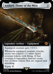 Anduril, Flame of the West (Extended Art) (Surge Foil) [The Lord of the Rings: Tales of Middle-Earth] | Jack's On Queen