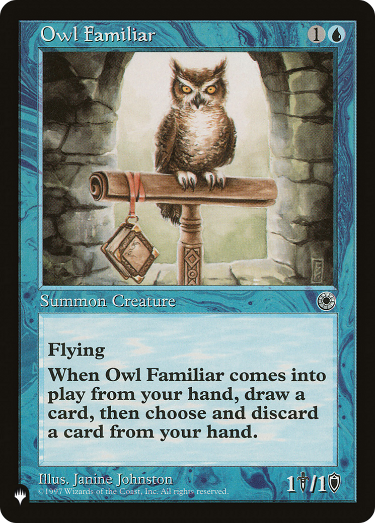 Owl Familiar [The List Reprints] | Jack's On Queen