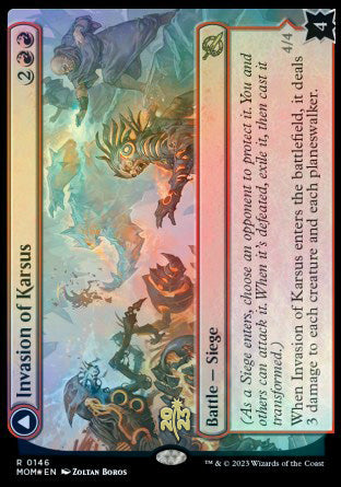 Invasion of Karsus // Refraction Elemental [March of the Machine Prerelease Promos] | Jack's On Queen