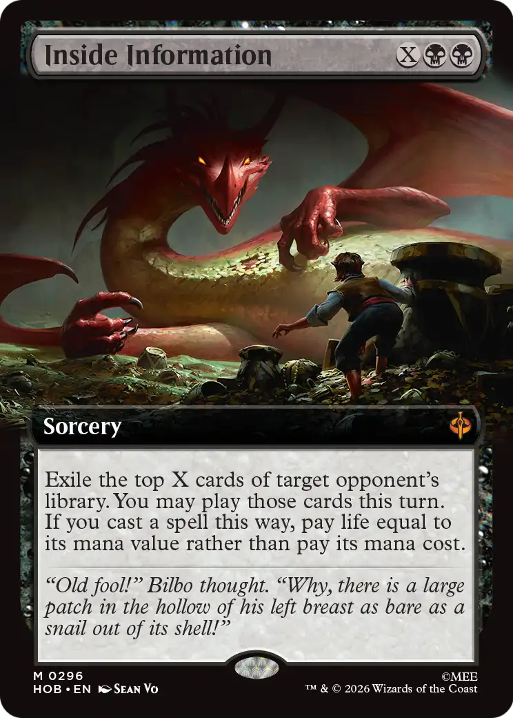 Inside Information (Extended Art) [The Hobbit] | Jack's On Queen