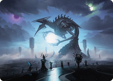 Blue Sun's Twilight Art Card [Phyrexia: All Will Be One Art Series] | Jack's On Queen