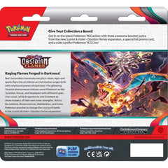 Scarlet & Violet: Obsidian Flames - 3-Pack Blisters (Eevee) | Jack's On Queen
